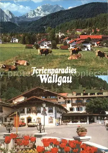 Wallgau Hotel Gasthaus Post Kat. Wallgau