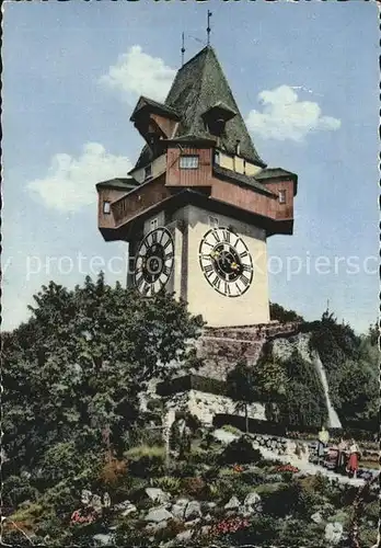 Graz Steiermark Uhrturm am Schlossberg Kat. Graz