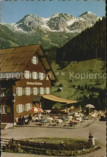 Mittelberg Kleinwalsertal Gasthof Krone Kat. Oesterreich