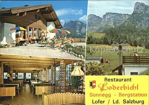 Lofer Restaurant Loderbichl  Kat. Lofer