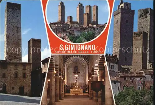 San Gimignano Altstadt mit Festung