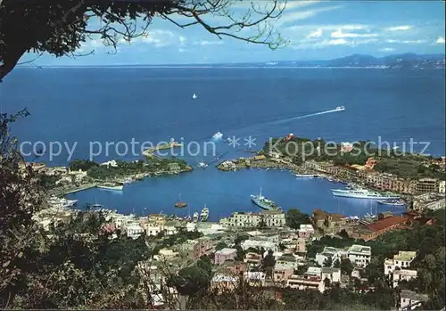 Ischia Blick auf den Hafen Kat. 