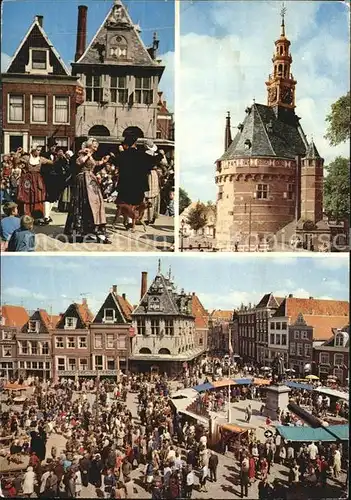 Hoorn Stadtansichten mit Marktplatz Kat. Hoorn