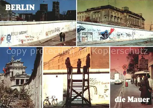 Berliner Mauer Berlin Wall  Kat. Berlin