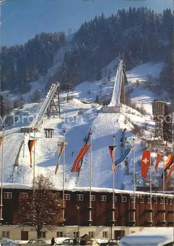 Garmisch Partenkirchen Olympia Skistadion Sprungschanzen Kat. Garmisch Partenkirchen