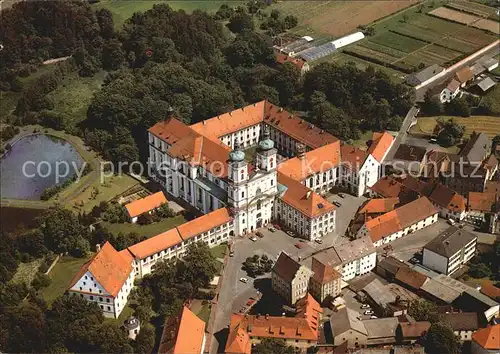 Waldsassen Fliegeraufnahme Cistercienserinnen Abtei Kat. Waldsassen