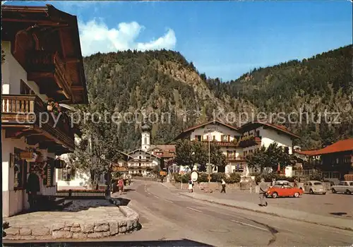 Reit Winkl Ortspartie mit Hausberg Kat. Reit im Winkl