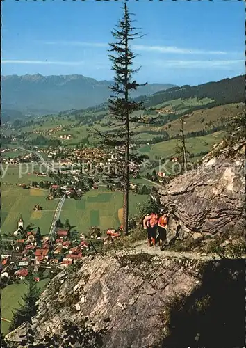 Bad Oberdorf Aufstieg zum Iseler Hindelang Kat. Bad Hindelang