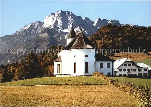 Marktschellenberg Wallfahrtskirche Maria Ettenberg Kat. Marktschellenberg