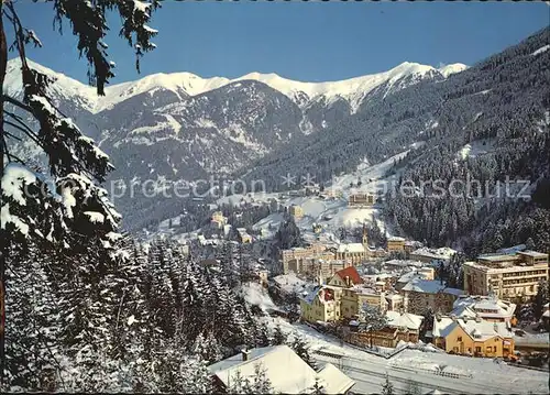 Badgastein mit Gamskarkogel Kreuzkogel und Flugkogel Kat. Bad Gastein