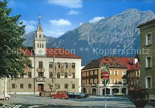 Bad Reichenhall Rathaus Brunnen Kat. Bad Reichenhall