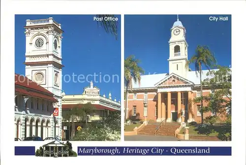 Maryborough Queensland Post Office City Hall Kat. Maryborough