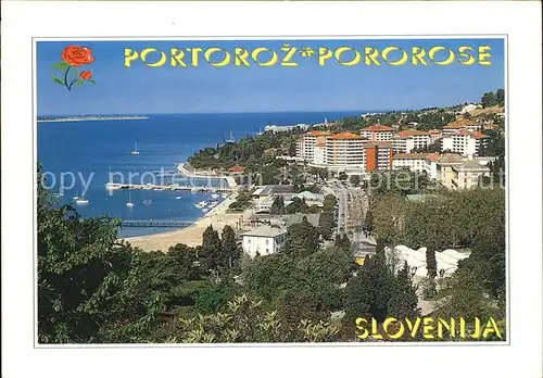 Portoroz Panorama Kat. Slowenien