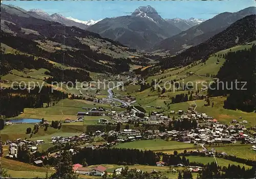 Kirchberg Tirol Panorama mit Rettenstein Kitzbueheler Alpen Kat. Kirchberg in Tirol