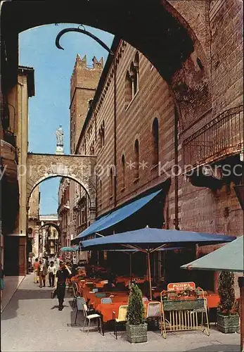 Verona Veneto Strada suggestiva del Centro Storico  Kat. Verona