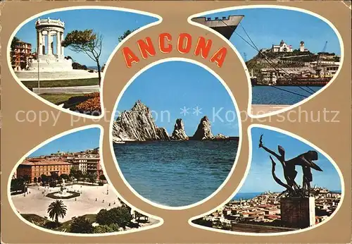 Ancona Marche Teilansichten  Kat. Ancona