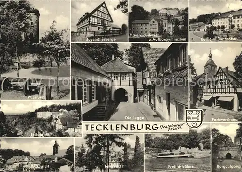 Tecklenburg Wierturm Freilichtbuehne Jugendherberge Kurheim Fachwerkhaus Kat. Tecklenburg
