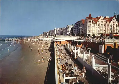 Knokke West Vlaanderen Strand en Zeedijk Kat. 