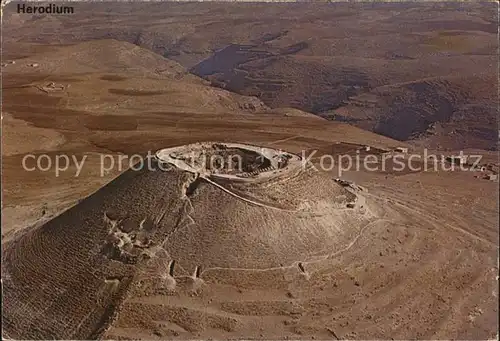 Herodium Ruinen der Festung von Herodes Kat. Israel