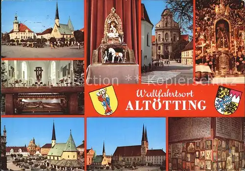 Altoetting Wallfahrtskirche Altar Teilansichten Kat. Altoetting