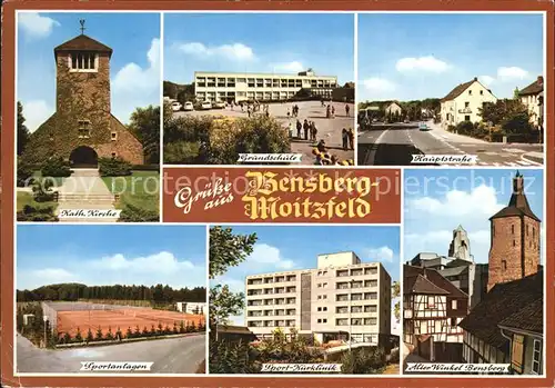 Bensberg Grundschule Sportanlagen Alter Winkel Katholische Kirche Kat. Bergisch Gladbach