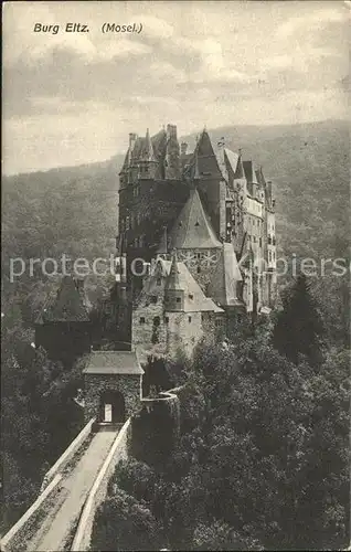 Burg Eltz Fliegeraufnahme Kat. Wierschem