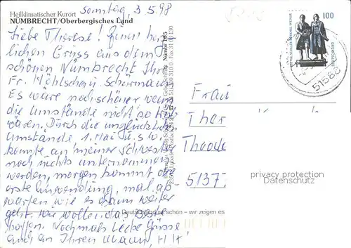 Nuembrecht Fliegeraufnahme Rhein Sieg Klinik Kat. Nuembrecht