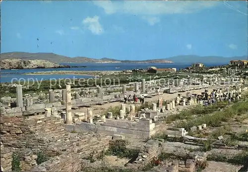 Delos Weg zum Heiligtum des Apollo Kat. Insel Delos