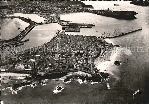 Saint Malo Ille et Vilaine Bretagne Vue aerienne Kat. Saint Malo