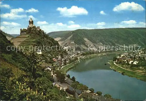Cochem Mosel mit Burg Cochem Kat. Cochem