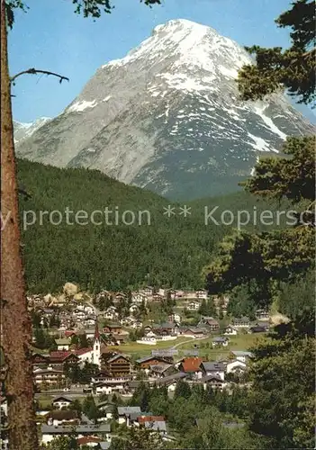 Seefeld Tirol mit Hohe Munde Kat. Seefeld in Tirol