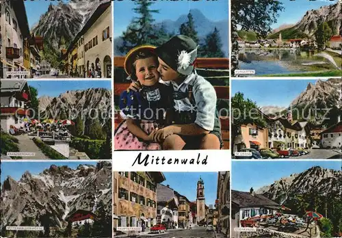 Mittenwald Bayern Hochstrasse Kurgarten Kranzberghaus Im Griess Mittenwalder Huette Hauptstr Ederkanzel Kat. Mittenwald