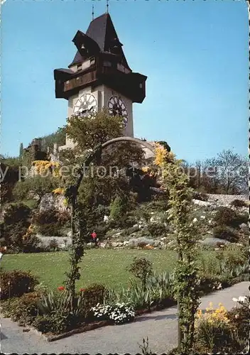 Graz Steiermark Schlossberg Uhrturm Kat. Graz