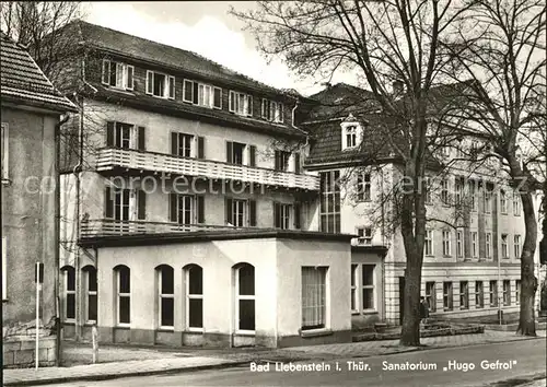 Bad Liebenstein Sanatorium Hugo Gefroi Kat. Bad Liebenstein