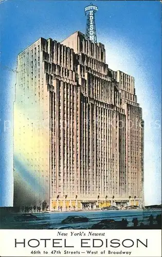 New York City Hotel Edison