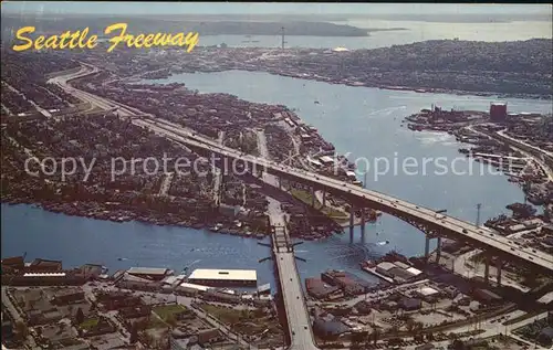 Seattle Fliegeraufnahme Freeway Kat. Seattle