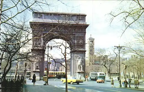 New York City Washington Arch Greenwich Village