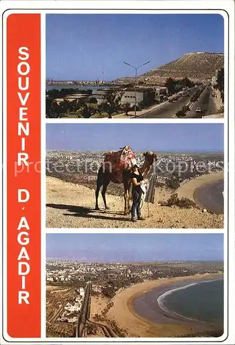 Agadir Fliegeraufnahme Strand Camel Kat. Agadir