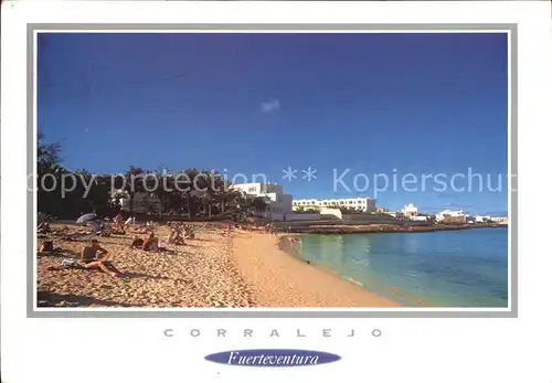 Corralejo Strand Panorama Kat. La Oliva Fuerteventura