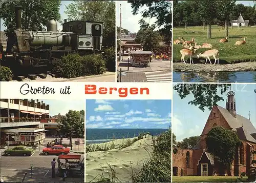 Bergen aan Zee Duene Dampflokomotive Kat. Niederlande