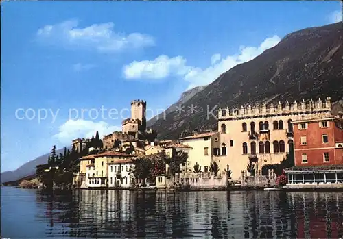 Malcesine Lago di Garda Stadtansicht Kat. Malcesine