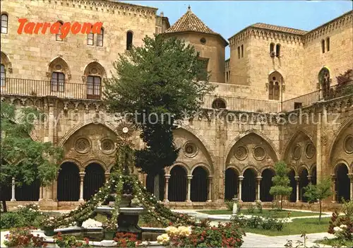 Tarragona Catedral Jardin del Claustra Kat. Costa Dorada Spanien