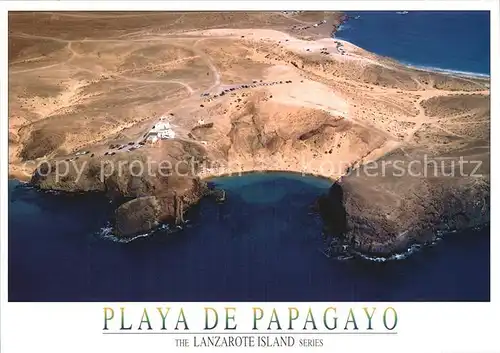 Playa de Papagayo Fliegeraufnahme
