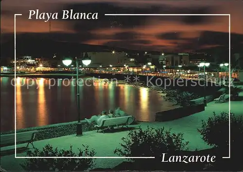 Playa Blanca bei Nacht