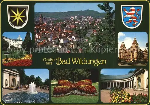Bad Wildungen Stadtansicht Kat. Bad Wildungen