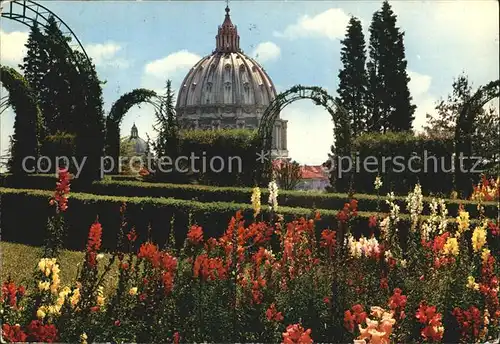 Roma Rom Cupola di S Pietro dai Giardini Vaticani Kat. 