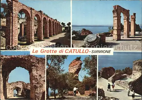 Sirmione Lago di Garda Grotte di Catullo Kat. Italien