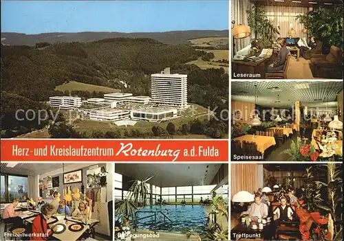 Rotenburg Fulda Herz  und Kreilaufzentrum Kat. Rotenburg a.d. Fulda