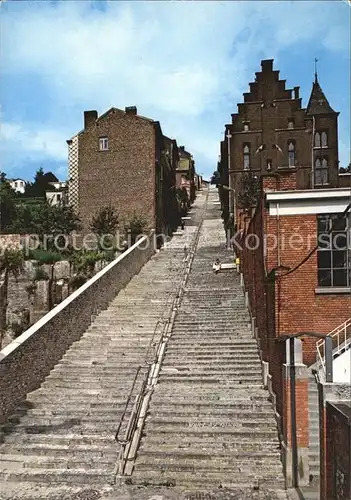 Liege Luettich Montagne de Bueren Treppe Kat. Luettich