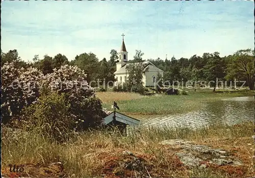 Kyrkan Schweden Kirchenpartie Kat. 